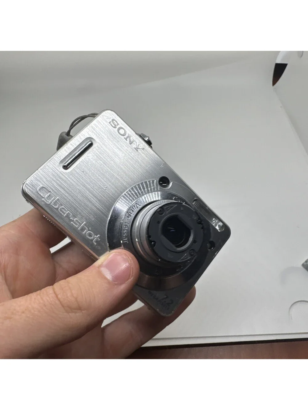 Sony Cyber-shot DSC-W55 Digital Camera 7.2MP 3x Optical Zoom Silver Auto Focus